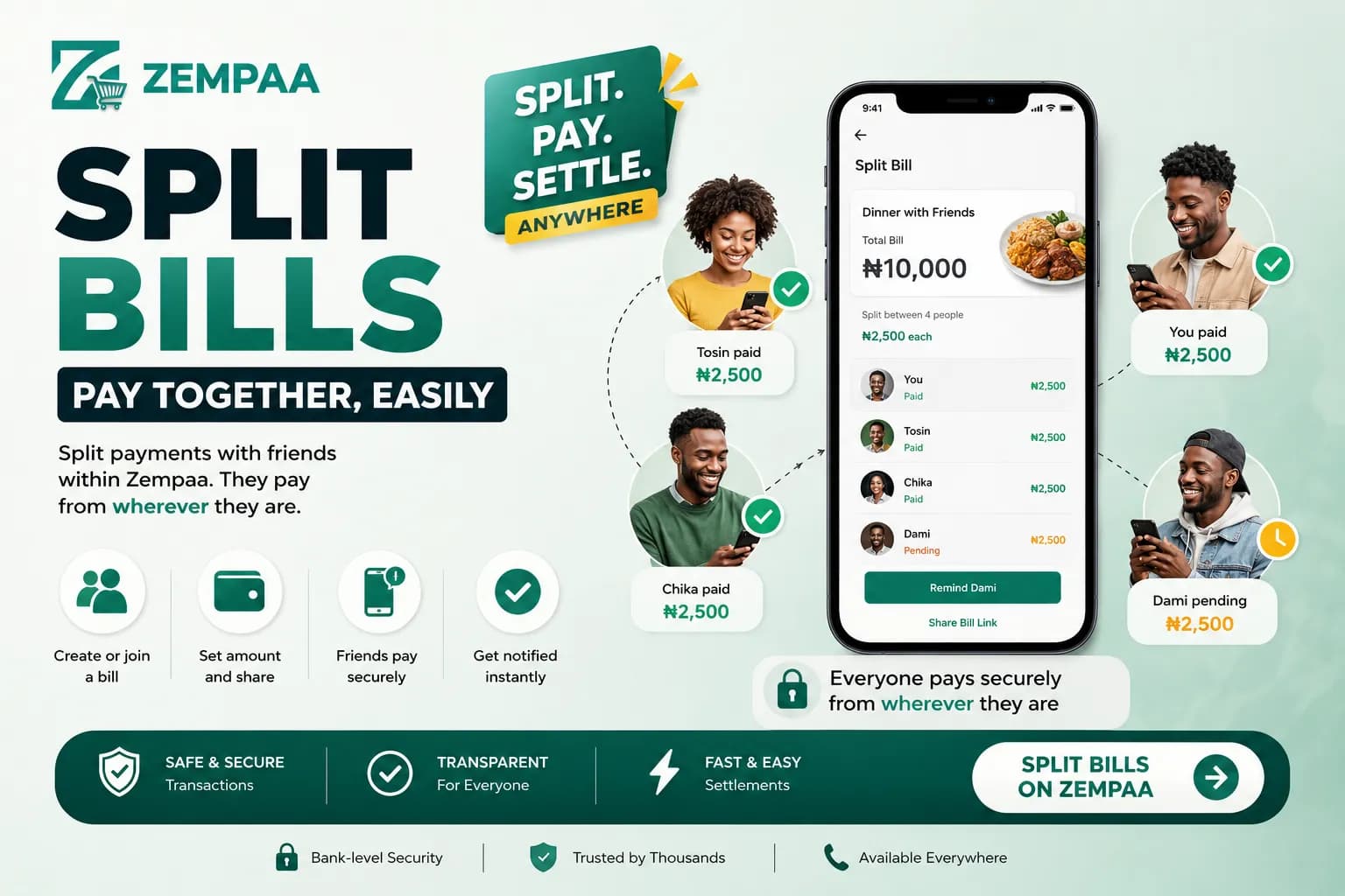 Split payments